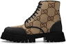 Buy But Kasut Gucci 'Maxi GG - Camel' 699970-UKOF0-2590