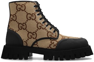 古驰系带靴 'Maxi GG - 驼色' 699970-UKOF0-2590 Order 古驰系带靴 'Maxi GG - 驼色' 699970-UKOF0-2590