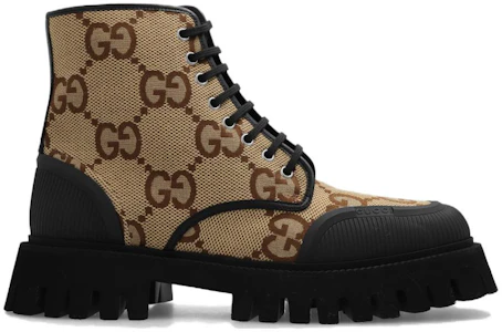 Lookbook Bota Gucci con Cordones 'Maxi GG - Camel' 699970-UKOF0-2590