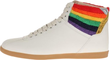 Gucci Lace Up High Top 'Rainbow Heel Collar' 473375-DOPO0-9080 Gucci Lace Up High Top 'Rainbow Heel Collar' 473375-DOPO0-9080