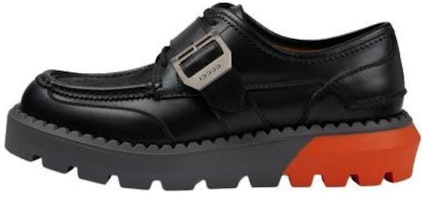 Gucci Lace Up Shoe 'Buckle - Black Orange' 739868-AABZ0-1000 Gucci Lace Up Shoe 'Buckle - Black Orange' 739868-AABZ0-1000