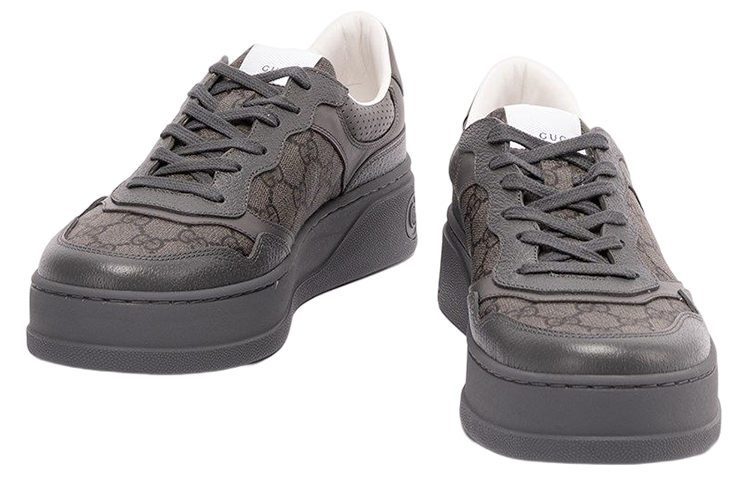 Order Gucci Kasut Bertali 'GG Monogram - Kelabu' 726543-AABYJ-1343