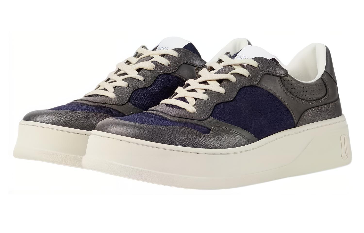 Order 古馳繫帶運動鞋『灰藍』726543-AABNK-1152