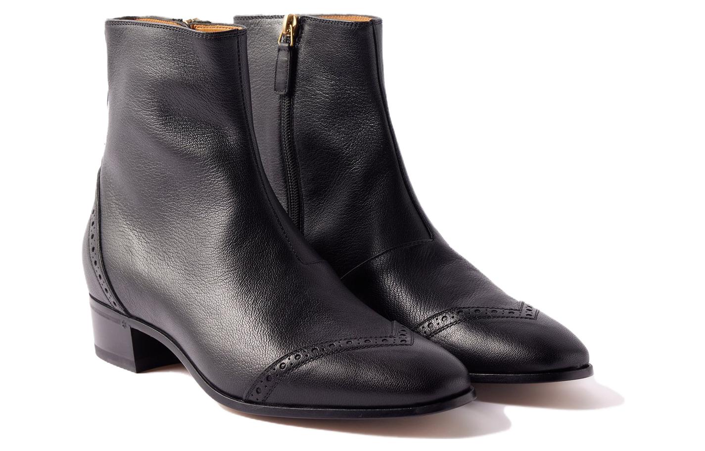 Order But Kasut Buku Lali Kulit Gucci 'Trend Fesyen Hitam' 750322-AACAI-1000