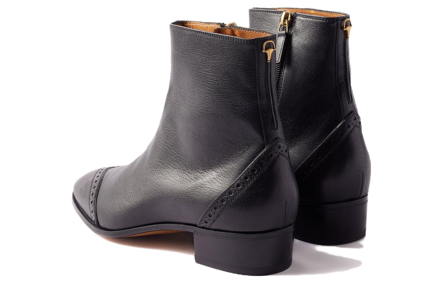 Lookbook But Kasut Buku Lali Kulit Gucci 'Trend Fesyen Hitam' 750322-AACAI-1000