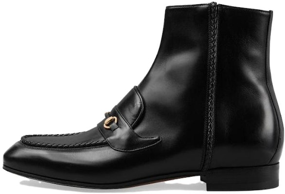 Gucci Leather Ankle Boots 2cm 'Black' 757766-AACFH-1000 Buy Gucci Leather Ankle Boots 2cm 'Black' 757766-AACFH-1000