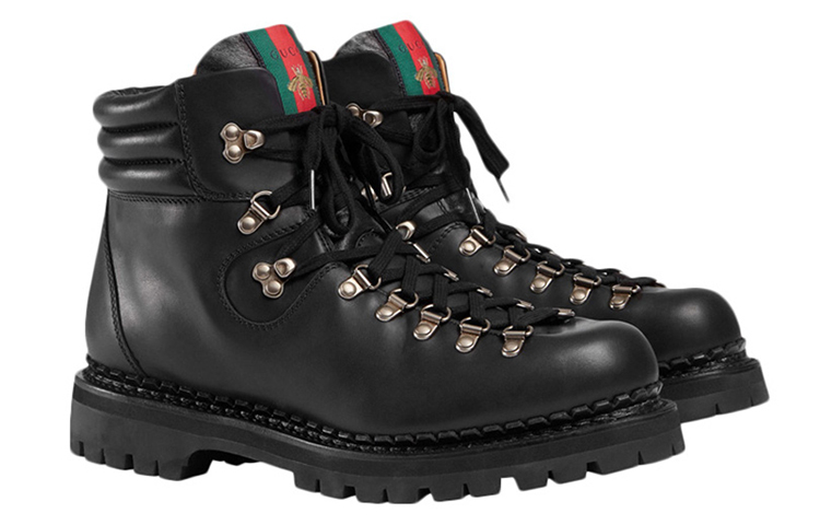 Order Gucci Leather Ankle Boots 'Black' 473483-D6010-1000