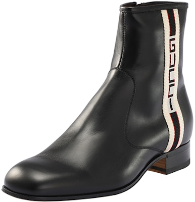 구찌 블랙 레더 앵클부츠 (Gucci Black Leather Ankle Boots) 523289-0F340-1073 Order 구찌 블랙 레더 앵클부츠 (Gucci Black Leather Ankle Boots) 523289-0F340-1073