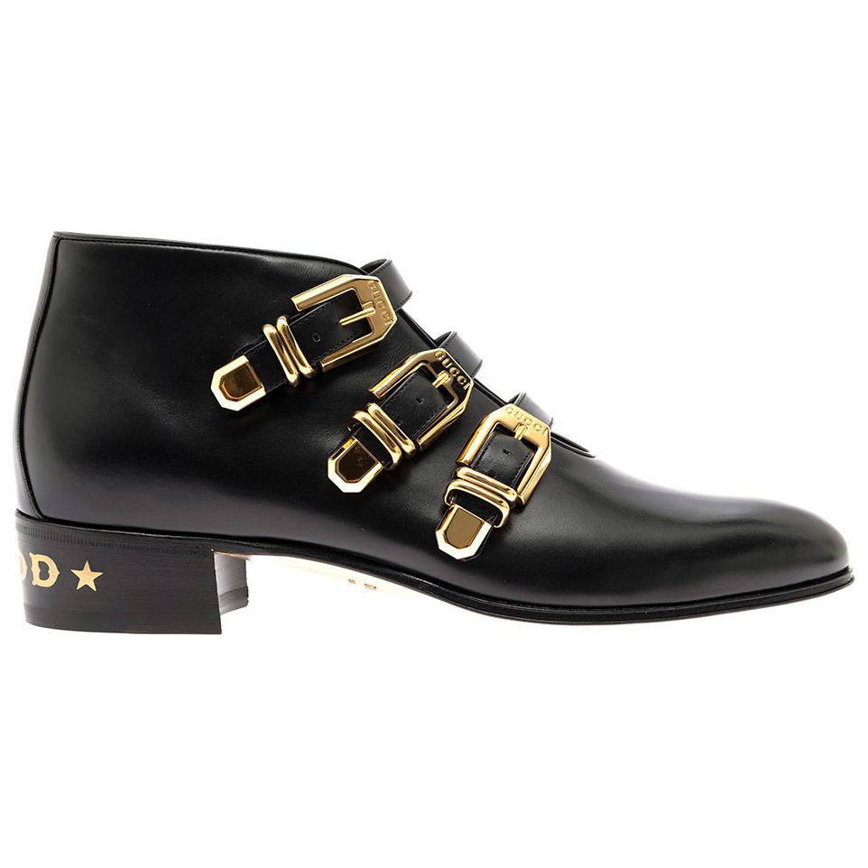 Order Gucci Leather Ankle Boots 'Black' 699103-06F00-1000