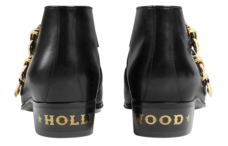 Purchase Gucci Leather Ankle Boots 'Black' 699103-06F00-1000
