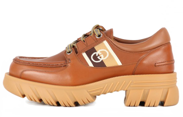 Gucci Leather Ankle Boots 'Brown' 663369-DTNE0-2560