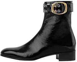 Gucci Leather Ankle Boots with Side Zip 'Black' 739926-AB800-1000 Gucci Leather Ankle Boots with Side Zip 'Black' 739926-AB800-1000