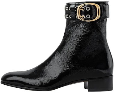 구찌 블랙 가죽 사이드 지퍼 앵클부츠 739926-AB800-1000 Buy 구찌 블랙 가죽 사이드 지퍼 앵클부츠 739926-AB800-1000