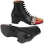 Purchase Gucci Leder Stiefeletten mit Seitlichem Reißverschluss ''Schwarz'' 483937-DX040-6469
