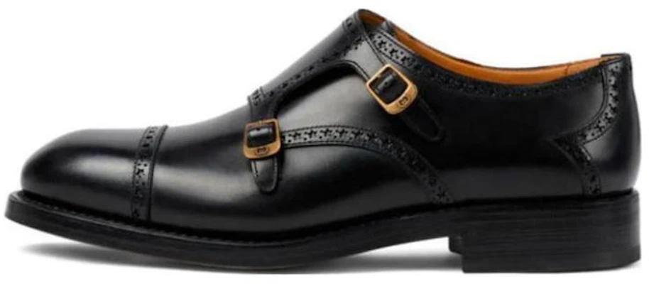 Chaussures Homme Noires en Cuir GUCCI avec Accents Dorés Casual 739778 0GQ00 1000 Buy Chaussures Homme Noires en Cuir GUCCI avec Accents Dorés Casual 739778 0GQ00 1000