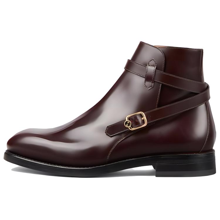 Gucci Leather Boot 'Deep Burgundy' 758638-0GQ00-6004