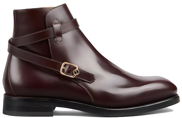 Gucci Leather Boot 'Deep Burgundy' 758638-0GQ00-6004 Order Gucci Leather Boot 'Deep Burgundy' 758638-0GQ00-6004