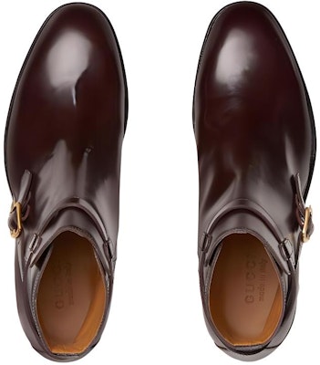 Gucci Leather Boot 'Deep Burgundy' 758638-0GQ00-6004 Shop Gucci Leather Boot 'Deep Burgundy' 758638-0GQ00-6004
