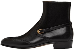 Botas Brogue de Cuero Gucci 'Negro' 624660-D3V00-1000 Buy Botas Brogue de Cuero Gucci 'Negro' 624660-D3V00-1000