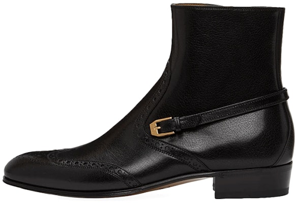 Botas Brogue de Cuero Gucci 'Negro' 624660-D3V00-1000 Buy Botas Brogue de Cuero Gucci 'Negro' 624660-D3V00-1000