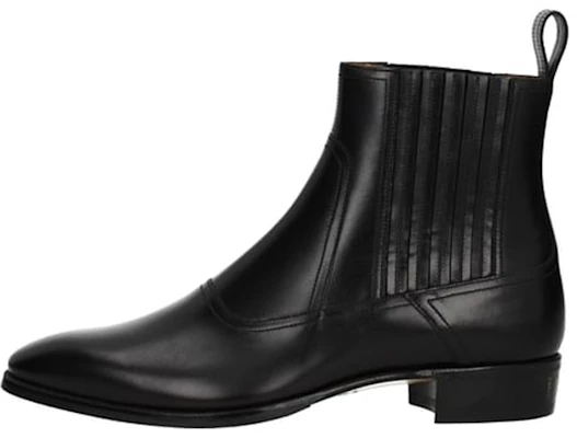 Gucci Sepatu Boots Chelsea Kulit 'Hitam' 547651-DKG00-1000 Buy Gucci Sepatu Boots Chelsea Kulit 'Hitam' 547651-DKG00-1000