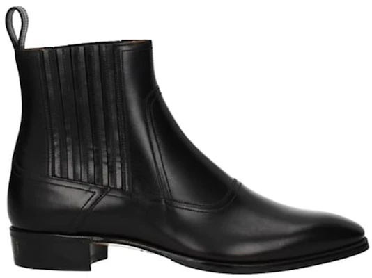 Gucci Sepatu Boots Chelsea Kulit 'Hitam' 547651-DKG00-1000 Order Gucci Sepatu Boots Chelsea Kulit 'Hitam' 547651-DKG00-1000