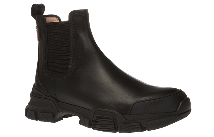 Order Botas Chelsea de Cuero Gucci 'Moda Negra' 592861-DTN50-1000