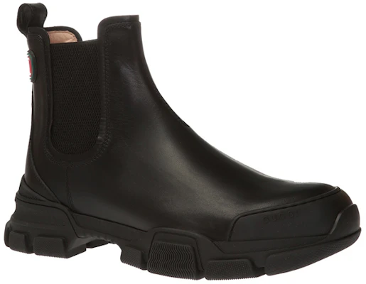 グッチ レザー チェルシーブーツ(ブラック) 592861-DTN50-1000 Order グッチ レザー チェルシーブーツ(ブラック) 592861-DTN50-1000