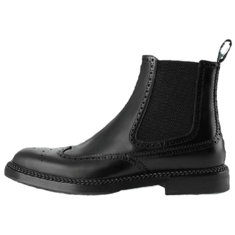 Gucci Leather Chelsea Boots 'Black Fashion Slip-On' 699495-0GQ70-1000