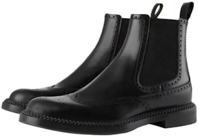 Lookbook Gucci Leather Chelsea Boots 'Black Fashion Slip-On' 699495-0GQ70-1000