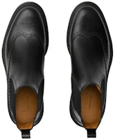 Purchase Gucci Leather Chelsea Boots 'Black Fashion Slip-On' 699495-0GQ70-1000