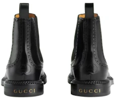 Details for Gucci Leather Chelsea Boots 'Black Fashion Slip-On' 699495-0GQ70-1000