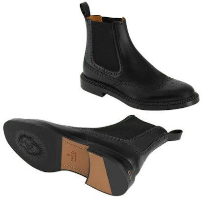 구찌 블랙 레더 첼시 부츠 (슬립온) 699495-0GQ70-1000 Purchase 구찌 블랙 레더 첼시 부츠 (슬립온) 699495-0GQ70-1000