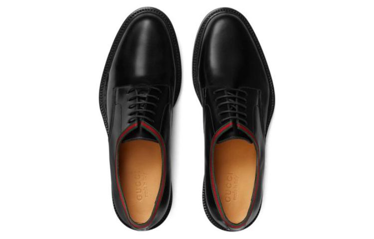 Gucci Leather Derby 'Black' 圖 4