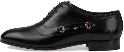 Gucci Leather Derby 'Black' 757768-AACFH-1000 Gucci Leather Derby 'Black' 757768-AACFH-1000