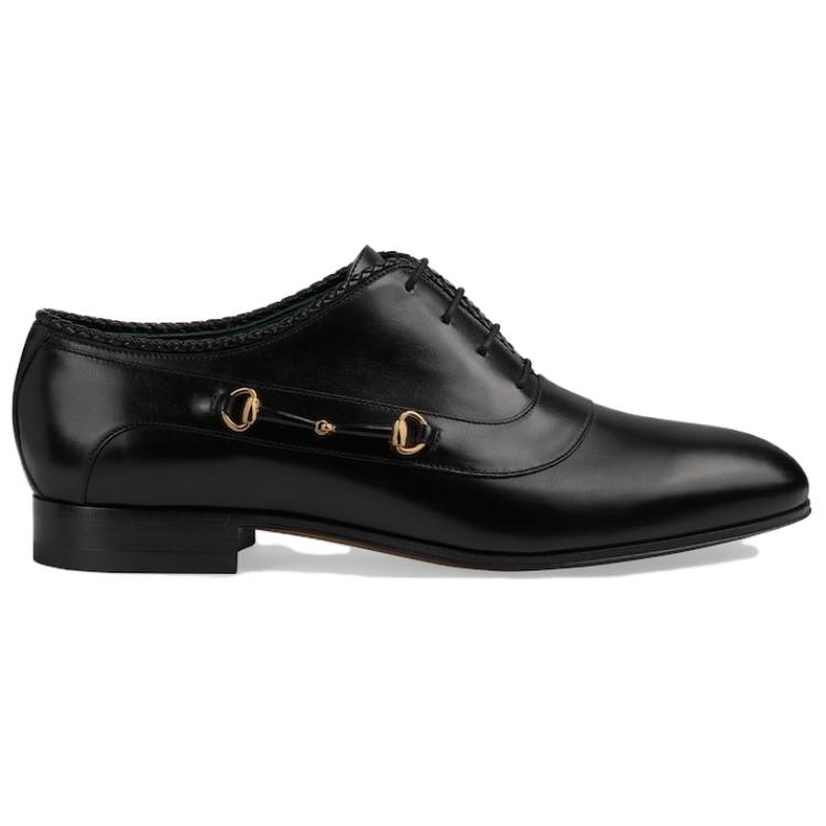 Gucci Leather Derby 'Black' 圖 2