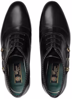 Purchase GUCCI古馳 皮革 圓頭綁帶 正裝皮鞋 男款 黑色