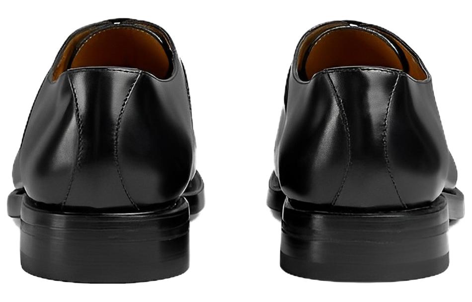 Gucci Leather Derby 'Black' 圖 5