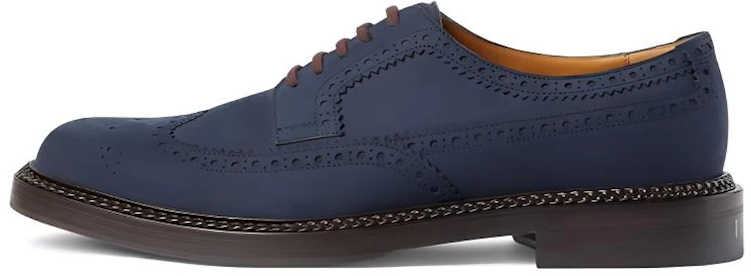 Gucci Derby in Pelle ''Blu'' 669830-CJX00-4009 Buy Gucci Derby in Pelle ''Blu'' 669830-CJX00-4009