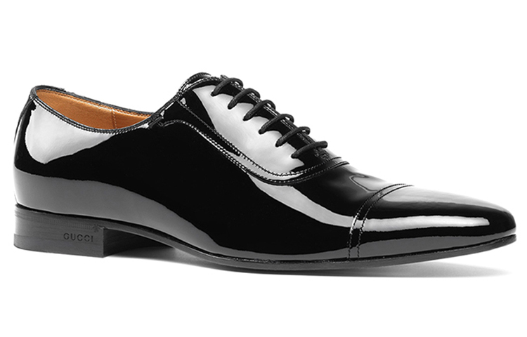 Order Zapatos de Vestir de Cuero Gucci 'Negros' 407290-BNC00-1000