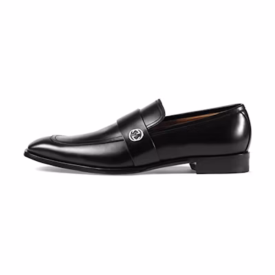 Gucci Leather Dress Shoes 'Black'