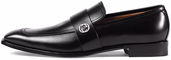 Buy Gucci Leren Geklede Schoenen ''Zwart'' 407295-DKG00-1000