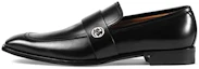 Buy Zapatos de Vestir de Cuero Gucci 'Negros' 407295-DKG00-1000