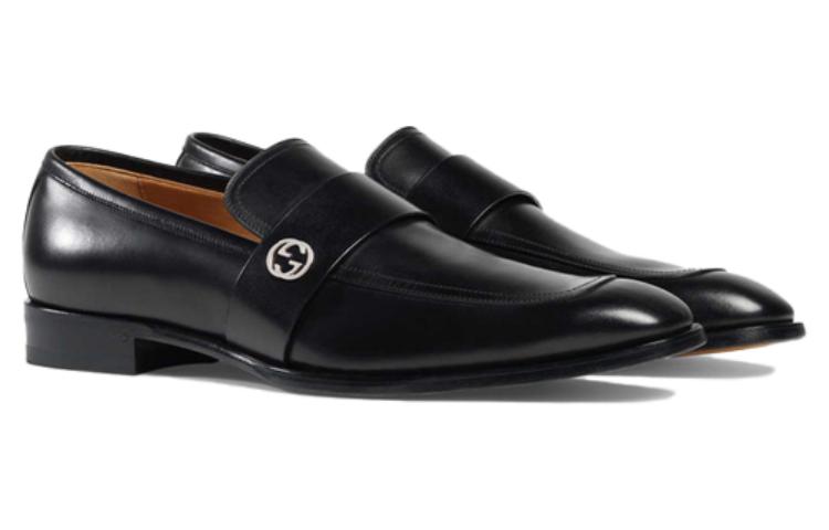 Lookbook Zapatos de Vestir de Cuero Gucci 'Negros' 407295-DKG00-1000