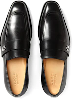 Shop Gucci Leren Geklede Schoenen ''Zwart'' 407295-DKG00-1000