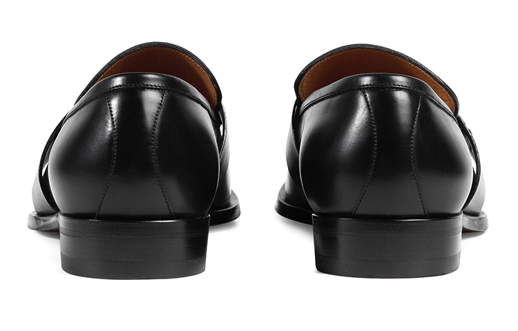 Purchase Zapatos de Vestir de Cuero Gucci 'Negros' 407295-DKG00-1000