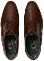 Shop Chaussures habillées en cuir Gucci ''Marron'' 757768-AACFH-2103