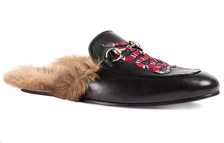 Order Gucci Leather Fashion Low-Top 'Black' 429054-DLC50-1063