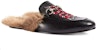 Gucci Kulit Fesyen Low-Top 'Hitam' 429054-DLC50-1063