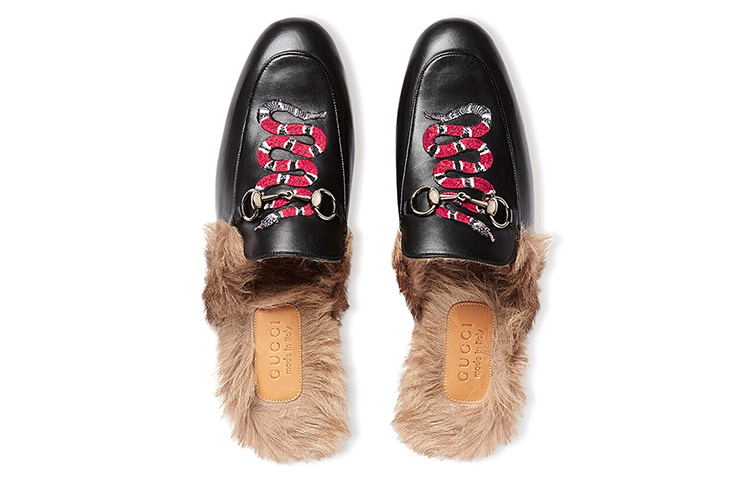 Shop Gucci Leather Fashion Low-Top 'Black' 429054-DLC50-1063